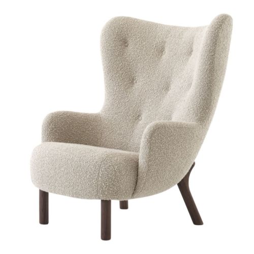 &Tradition Petra VB3 Lounge Chair  - Oiled Walnut/Karakorum 003