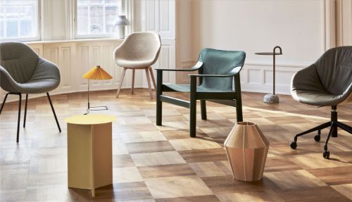 HAY Bernard Loungestol  - Hunter Lacquered solid Beech /Green