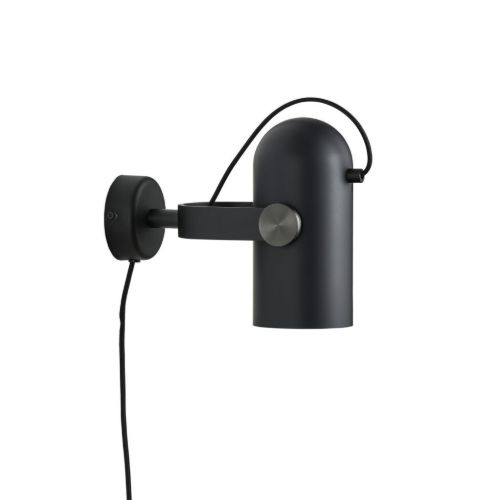 Le Klint 262 Carronade II Væglampe H: 21 cm - Aluminium/Sort Egetræ