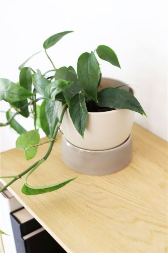 Ro Collection Two Tone Planter Small Ø: 16 cm - Dune Grey