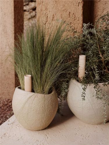 Audo Copenhagen Plantas Planter H: 24 cm - Ivory
