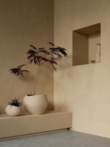 Audo Copenhagen Plantas Planter H: 17 cm - Ivory
