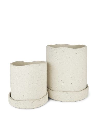 Ferm Living Uneru Pot Ø: 13 cm - White