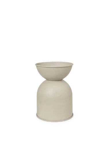 Ferm Living Hourglass Pot Small Ø: 30 cm - Cashmere