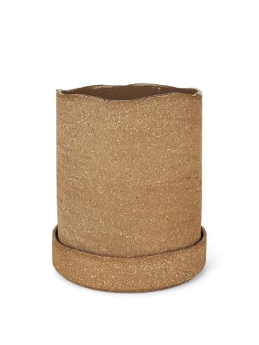 Ferm Living Uneru Pot Ø: 16 cm - Brown