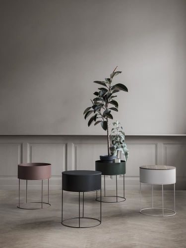 Ferm Living Plant Box Round Ø: 40 cm - Black