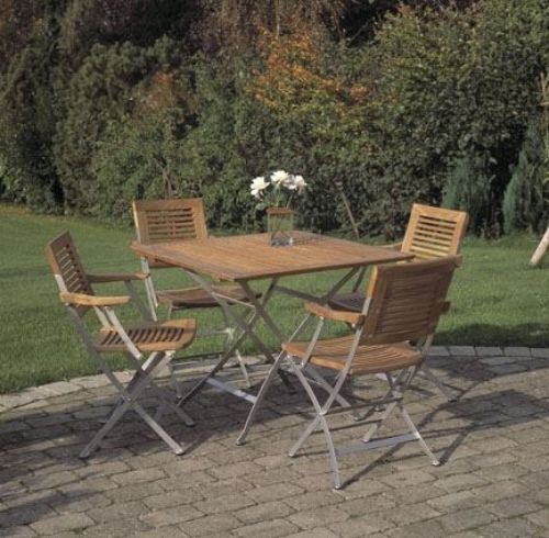 Kircodan Espresso Klapbord 88 x 88 cm - Teak