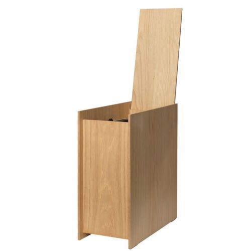Ferm Living Sama Træspand H: 50 cm - Egetræ