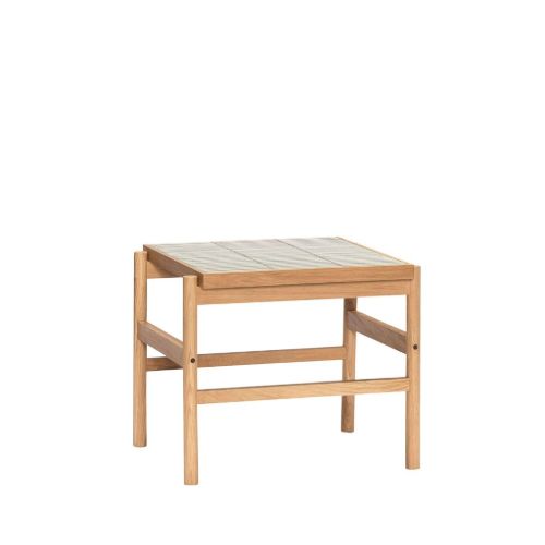 Hübsch Tile Sidebord 44x50 cm - Eg/Mint Fliser FORUDBESTIL: JULI 2026