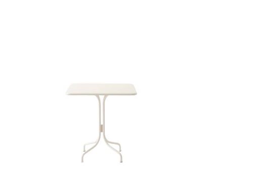 &Tradition Thorvald SC97 Space Copenhagen Outdoor Café Table 70x72 cm - Ivory