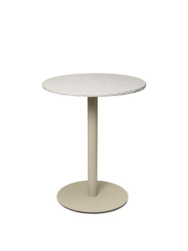 Ferm Living Mineral Café Table Ø: 60 cm - Bianco Curia/Cashmere