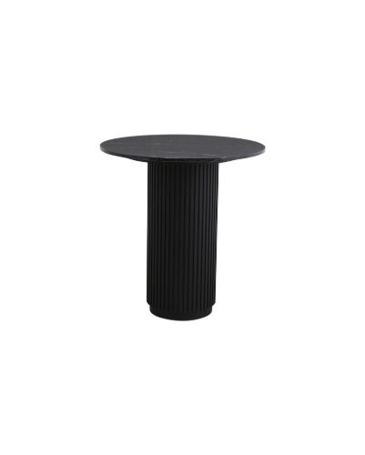 Nordal ERIE Cafébord H: 75 cm - Træ/Sort Marmor