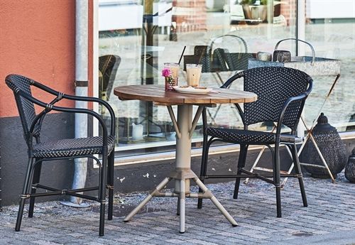 Sika-Design Nicole Cafébord Ø: 80 cm - Taupe