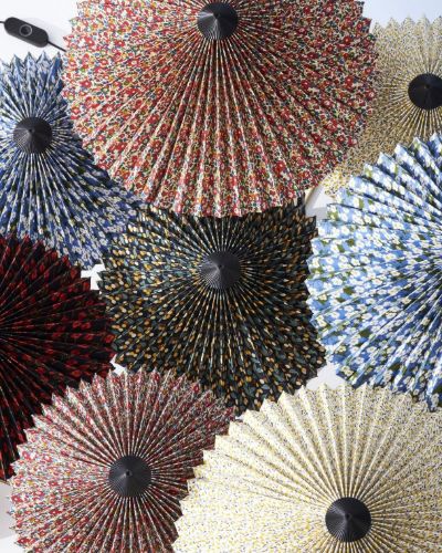 HAY x Liberty Matin Bordlampe H: 38 cm - Mirror Base/Mitsi by Liberty