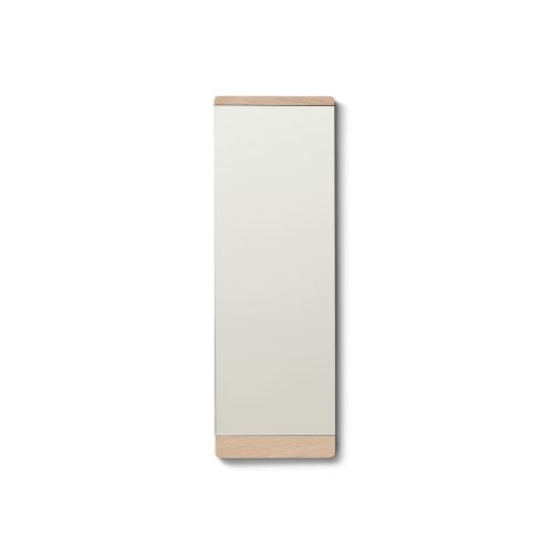 Form & Refine Rim Vægspejl H: 110 cm - Hvidolieret Eg