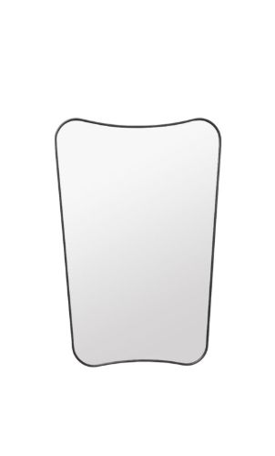 GUBI F.A. 33 Wall Mirror 54x80 cm - Black Brass 