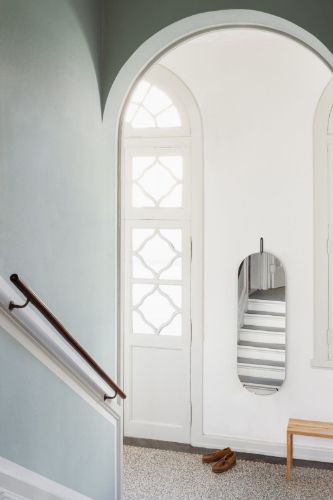 Moebe Wall Mirror H: 133 cm - Black
