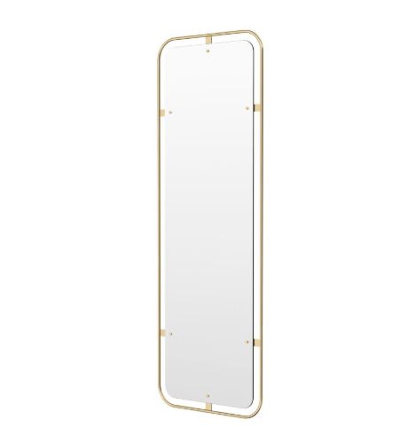 Audo Copenhagen Nimbus Rectangular Mirror H: 158,4 cm - Polished Brass