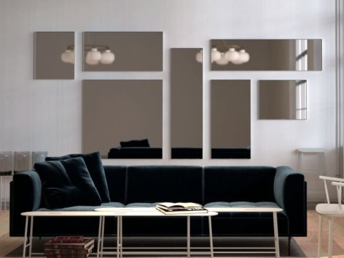FROST UNU Spejl 4137 40x140 cm - Sort