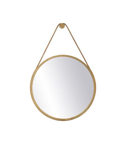 FDB Møbler I3 Mossø Spejl Ø: 60 cm - Oak / Nature