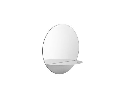 Normann Copenhagen Horizon Cirkulært Vægspejl L: 34 cm - Rustfrit stål