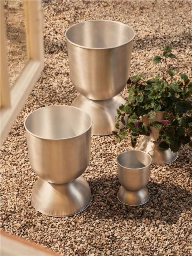 Ferm Living Hourglass Pot Medium - Jern/Aluminium