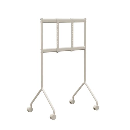 Pedestal Moon Light Rollin' TV-Stander - Metal/Oat