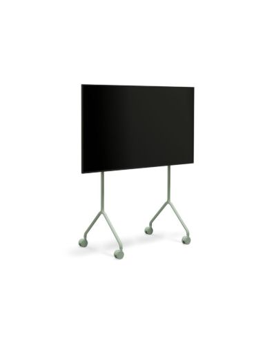 Pedestal Moon Light Rollin' TV-Stander - Metal/Mossy Green