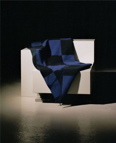 raawii Patch Blanket 150x200 cm - Blue/Green/Navy