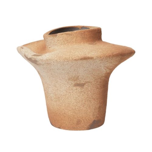 Ferm Living Evio Vase H: 22 cm - Brændt Umbra