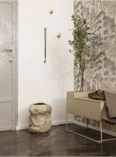 Ferm Living Tuck Vase Ø: 34 cm - Cashmere