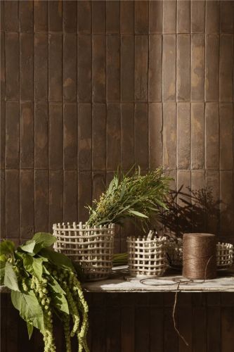 Ferm Living Ceramic Basket Large Ø: 23,5 cm - Cashmere