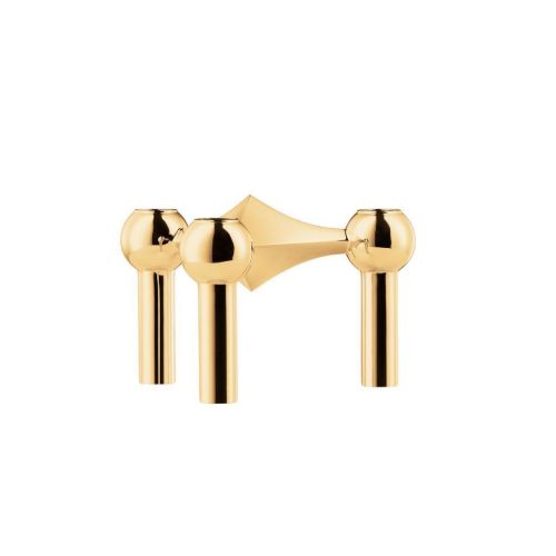 STOFF Nagel Candle Holder H: 6,5 cm - Solid Brass