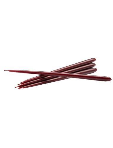 STOFF Nagel Taper Candles by Ester & Erik 6 pcs H: 29 cm - Burgundy