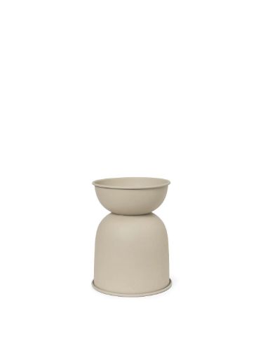 Ferm Living Hourglass Pot Extra Small Ø: 21 cm - Cashmere