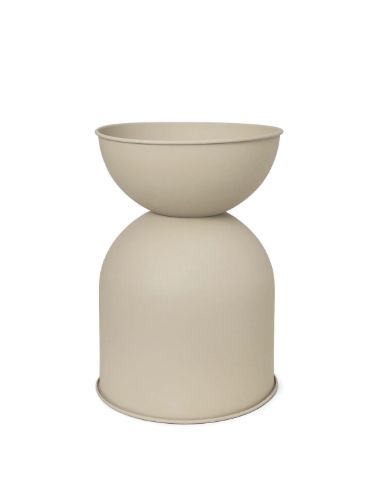 Ferm Living Hourglass Pot Medium Ø: 40 cm - Cashmere