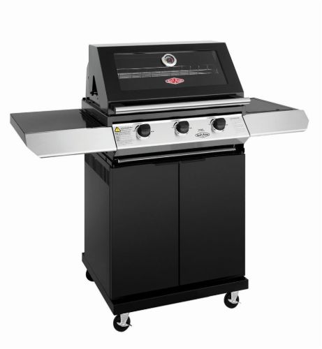 Beefeater 1200 E 3 brænder BBQ & S/B Trolley B: 137,7 cm - Sort