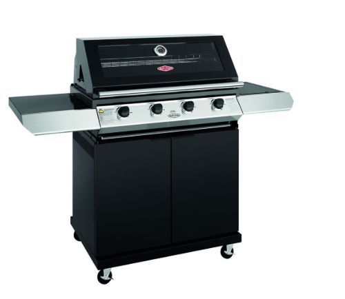 Beefeater 1200 E 4 brænder BBQ & S/B Trolley B: 152,7 cm - Sort