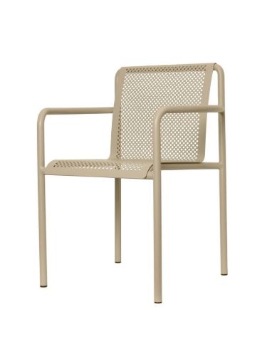 Ferm Living Dapple Stol m. Armlæn SH: 45 cm - Cashmere