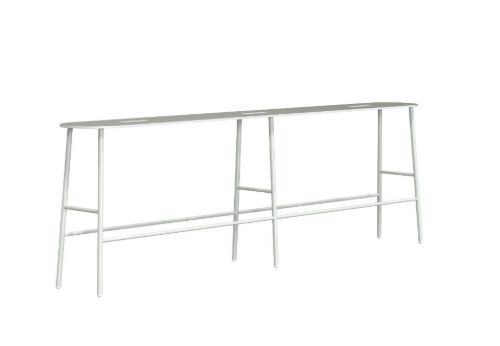 FROST BUKTO Bænk L: 140 cm - Mat Hvid