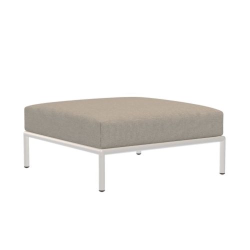 HOUE Level 2 Ottoman 81x81 cm - Muted White/Ash