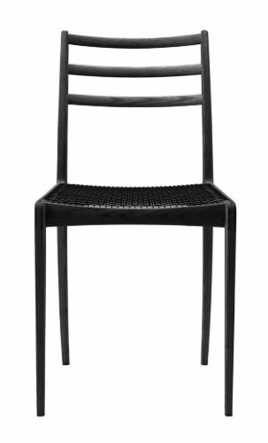 Bernstorffsminde Møbelfabrik Elegance Stol  - Sortlakeret Ask/Sort Flet