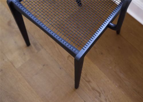 Bernstorffsminde Møbelfabrik Elegance Stol  - Sortlakeret Ask/Sort Flet