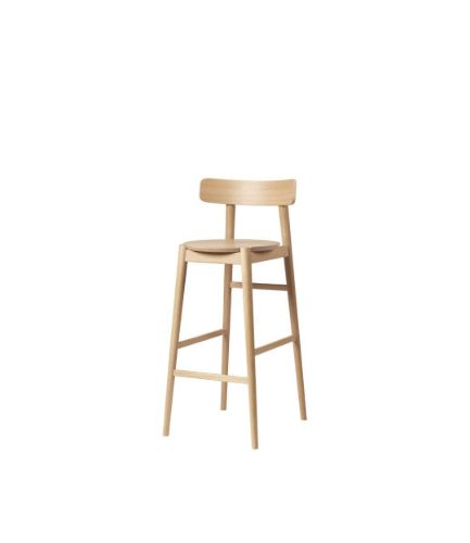 FDB Møbler J184 Øst Barstol H: 89,5 cm - Naturlakeret Eg
