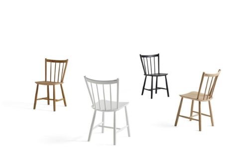 HAY Børge Mogensen J41 Spisebordsstol  - White Lacquered Beech