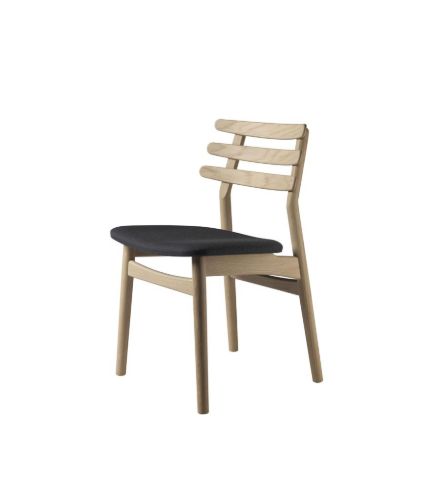 FDB Møbler J48 Stol Poul M. Volther Siddehøjde: 46 cm - Eg/Antracit Tekstil