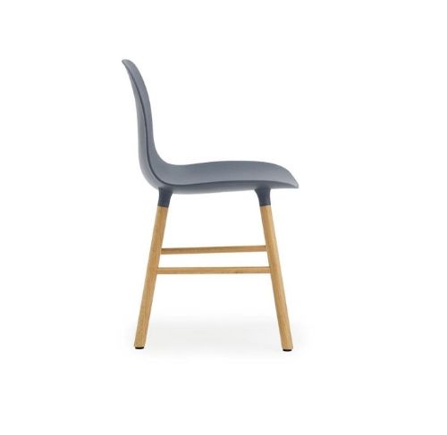 Normann Copenhagen Form Stol  - Blå/Eg