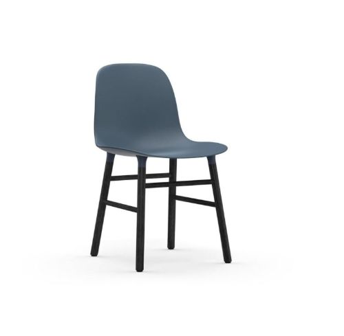 Normann Copenhagen Form Stol  - Blå/Sort