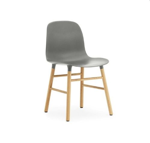 Normann Copenhagen Form Stol  - Grå/Eg