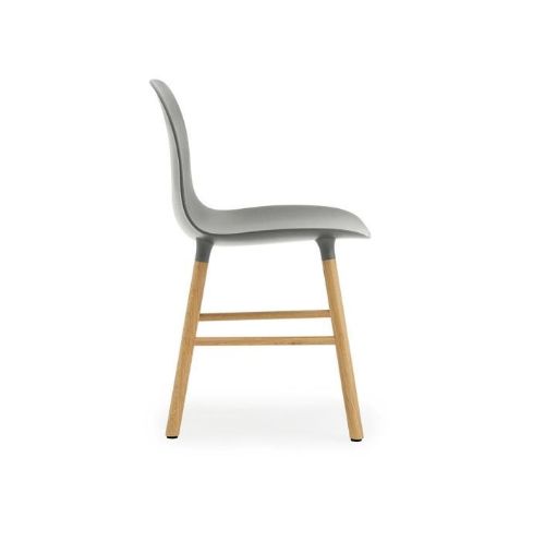 Normann Copenhagen Form Stol  - Grå/Eg